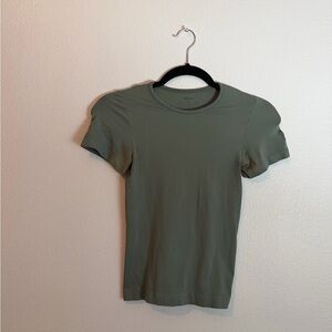 SKIMS Teal/Olive Tee